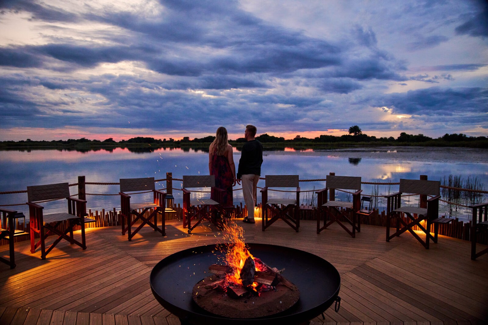 Xugana Island Lodge en Delta Okavango