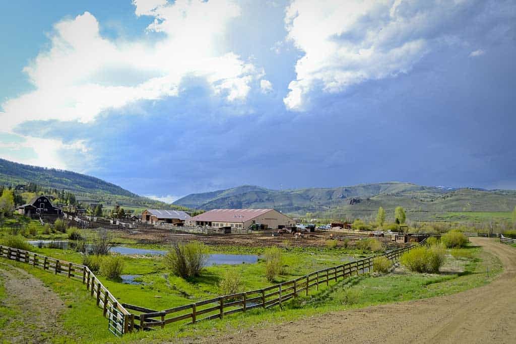 ranch over view HDR