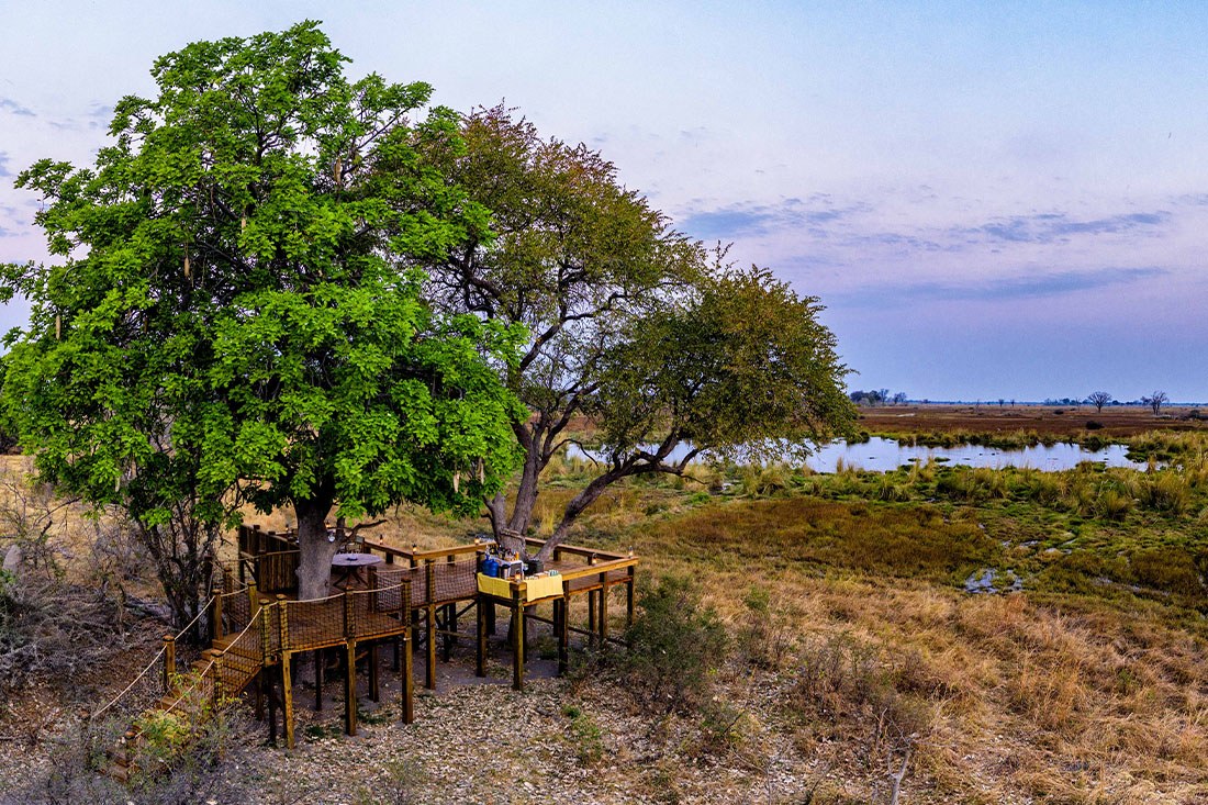 Tuludi Camp, Delta del Okavango